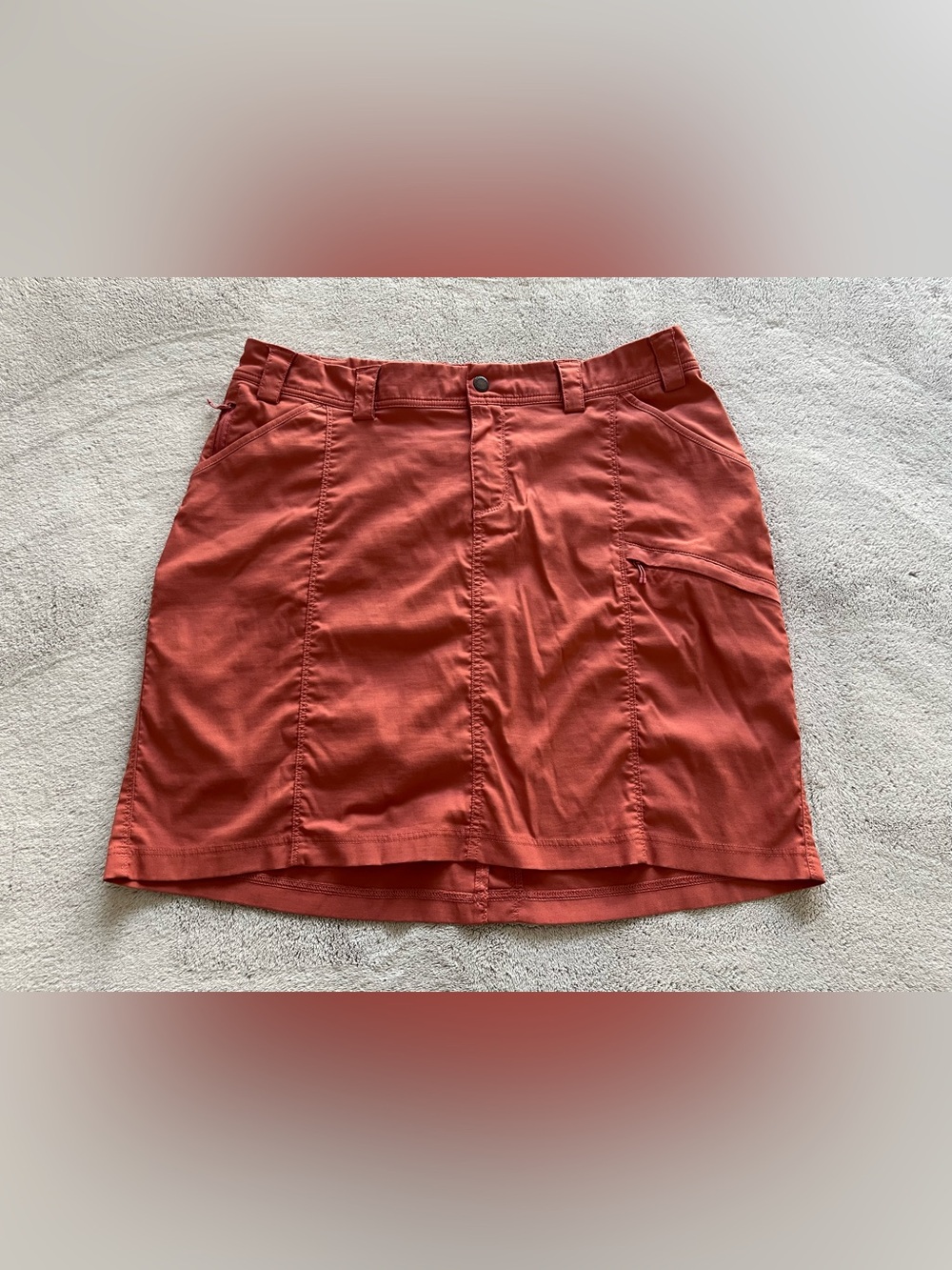 NWOT Salmon Orange Duluth Trading Dry On Fly Skort Women’s Size 18